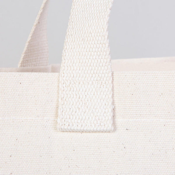 Large Canvas Tote Bag – 18" x 14" x 3" (45 x 35 x 8 cm) | Thick 10 oz Cotton Shopping & Everyday Carry Bag - Pamusan.com