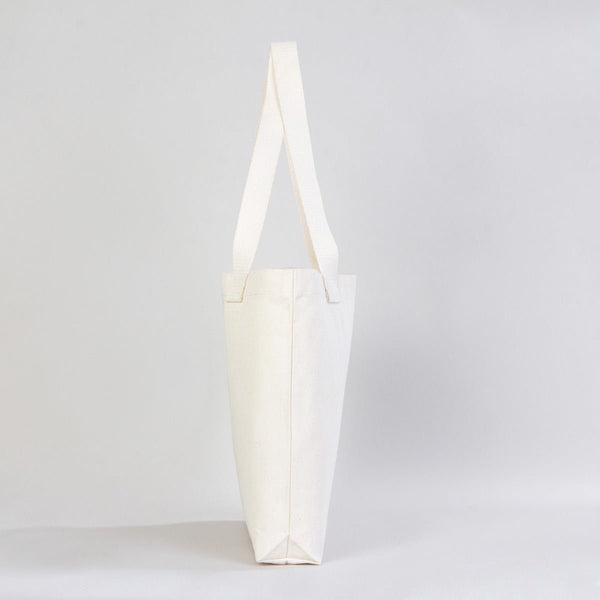 Large Canvas Tote Bag – 18" x 14" x 3" (45 x 35 x 8 cm) | Thick 10 oz Cotton Shopping & Everyday Carry Bag - Pamusan.com