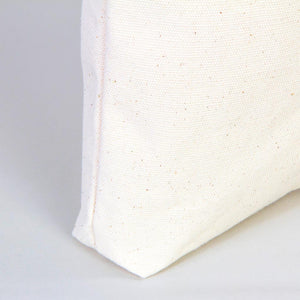 Large Canvas Tote Bag with Long Strap & Short Handles – Natural Cotton Shopping Bag - Pamusan.com