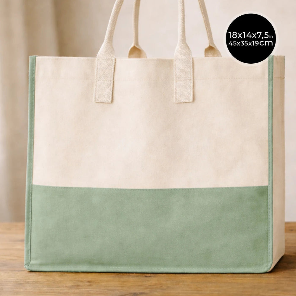 Large Oversized Canvas Tote Bag with Pocket – Reusable Cotton for Beach, Weddings, Travel & More - Pamusan.com