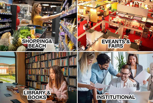 Large Trend Canvas Shopping Bag with Burgundy Handle, 16"W x 14"H x 5"L, 12 Oz, Personalized - Pamusan.com