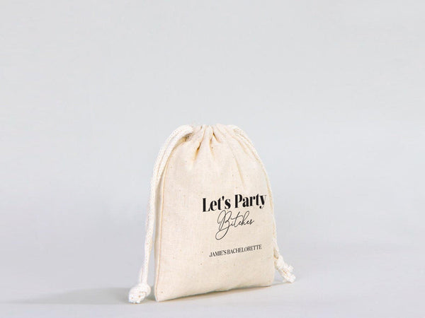 Lets Party Bitches hangover kit, Bachelorette Party, Survival Kits, Hangover Kits, Custom Handmade Hangover Pouch Bag, Organic Pouches - Pamusan.com