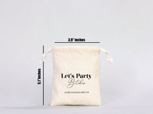 Lets Party Bitches hangover kit, Bachelorette Party, Survival Kits, Hangover Kits, Custom Handmade Hangover Pouch Bag, Organic Pouches - Pamusan.com