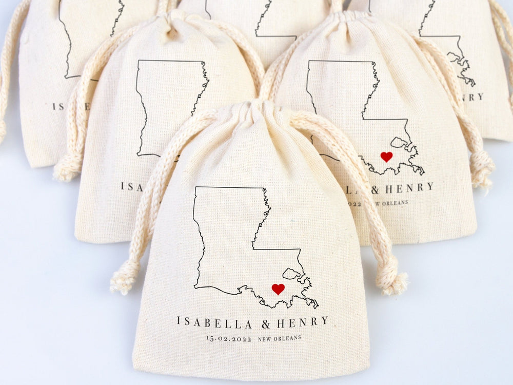 New Orleans Wedding Recover Kit Bags - New Orleans Bachelorette Party Tote