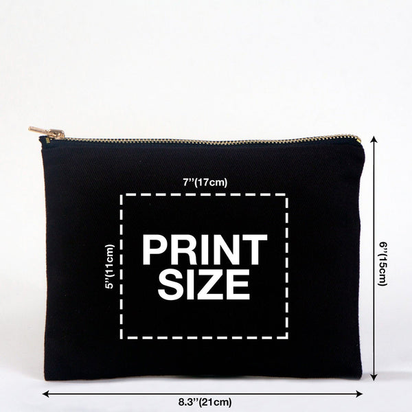 New Year's Eve Party Favors – Makeup Bags Bulk, 9 Happy New Year 2027 Designs, Zipper Clutch 8.3" × 6" (21 × 15 cm) – Cotton Gabardine - Pamusan.com