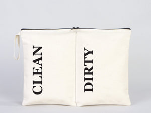 Pamusan Wear and Wash Travel Bag - Personal Travel Bag - Lingerie Laundry Bag - Clean and dirty bags - Storage and Organization Cotton Bags - Pamusan.com