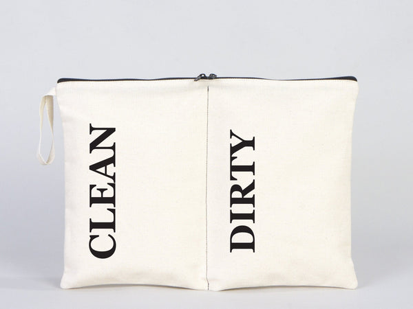 Pamusan Wear and Wash Travel Bag - Personal Travel Bag - Lingerie Laundry Bag - Clean and dirty bags - Storage and Organization Cotton Bags - Pamusan.com