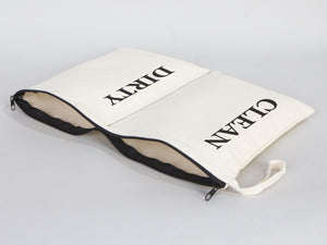 Pamusan Wear and Wash Travel Bag - Personal Travel Bag - Lingerie Laundry Bag - Clean and dirty bags - Storage and Organization Cotton Bags - Pamusan.com