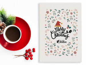 Personalised Christmas Notebooks 6" × 8" (15 × 20 cm) , Ho Ho Ho, Christmas Gift Notebooks — print detail | Pamusan