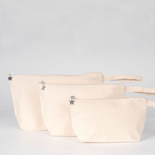 Personalized Canvas Clutch - 12" x 7" x 3" - Pamusan.com