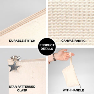 Personalized Canvas Clutch Bag – 10" x 6" x 2" - Pamusan.com