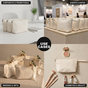 Personalized Canvas Clutch Bag – 10" x 6" x 2" - Pamusan.com