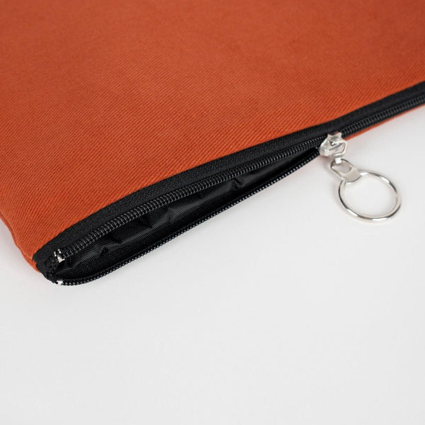 Personalized Ceramic Cotton Clutch Pouch – 12" × 8" (30 × 21 cm) – 10 oz Fabric - Pamusan.com
