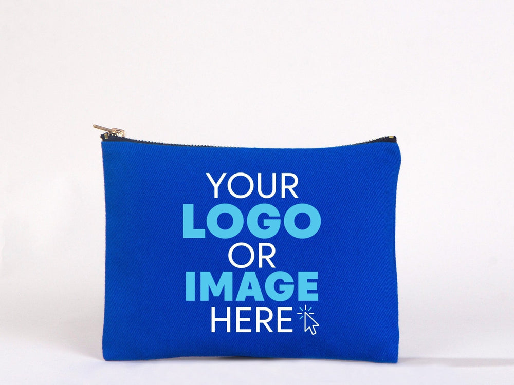 Personalized Cosmetic Clutch Bag 8"x6" – Bridesmaid Gift Makeup Pouch with Zipper - Pamusan.com