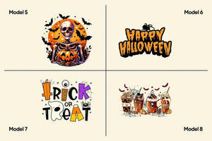 Personalized Halloween Bags – Custom Trick or Treat Cotton Tote with 12 Designs - Pamusan.com