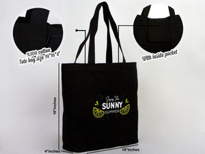 Personalized Halloween Tote Bag – Custom Black Canvas with 12 Unique Designs - Pamusan.com