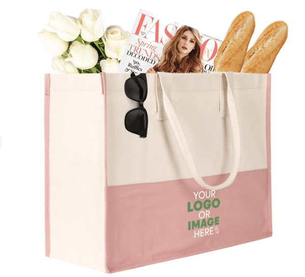 Personalized Large Canvas Tote Bags with Pocket – Bulk Custom Printed Wedding, Beach Gifts for Travel & Events - Pamusan.com