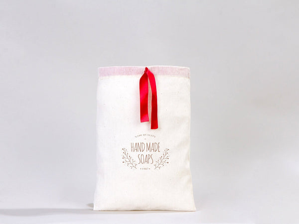 Personalized Logo Printed Cotton Bags – 8 W x 12 H (20 cm " x 30 cm ") Red Double Drawstring Pouch Bags, Custom Party Favor Bags for Bridal Gifts - Pamusan.com