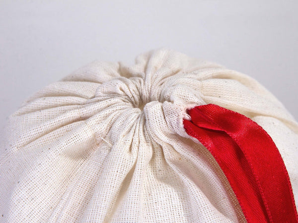 Personalized Logo Printed Cotton Bags – 8 W x 12 H (20 cm " x 30 cm ") Red Double Drawstring Pouch Bags, Custom Party Favor Bags for Bridal Gifts - Pamusan.com