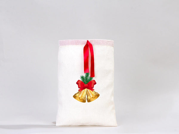 Personalized Logo Printed Cotton Bags – 8 W x 12 H (20 cm " x 30 cm ") Red Double Drawstring Pouch Bags, Custom Party Favor Bags for Bridal Gifts - Pamusan.com