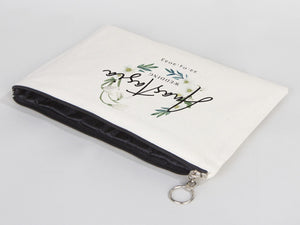 Personalized Wedding Clutch Bag 12"W x 8"H - 27 Different Designs, Cotton, - Pamusan.com