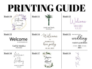 Personalized Wedding Clutch Bag 12"W x 8"H - 27 Different Designs, Cotton, - Pamusan.com