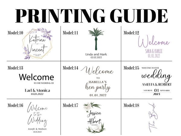 Personalized Wedding Clutch Bag 12"W x 8"H - 27 Different Designs, Cotton, - Pamusan.com