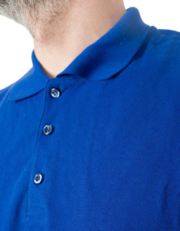 Polo - Collar T-Shirt Saks Blue - Pamusan.com