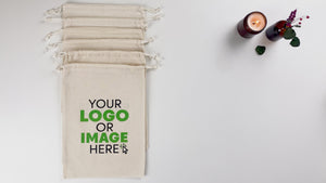 Fabric Pouch 10" W x 14" H (25 cm x 35 cm) -  (Customize)