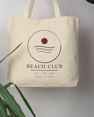 Custom Logo Large Canvas Tote Bag – 10 oz Heavyweight, 46 × 41 × 10 cm