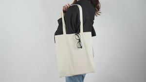 Raw Cotton Tote Bag – Blank Gabardine Fabric, 35x40 cm, Durable & Eco-Friendly
