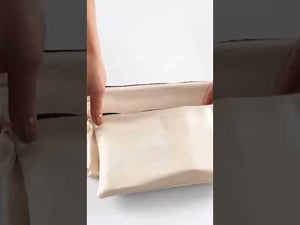 Customizable Clutch Bag – 10"x7" Unlined Cotton Pouch with Zipper