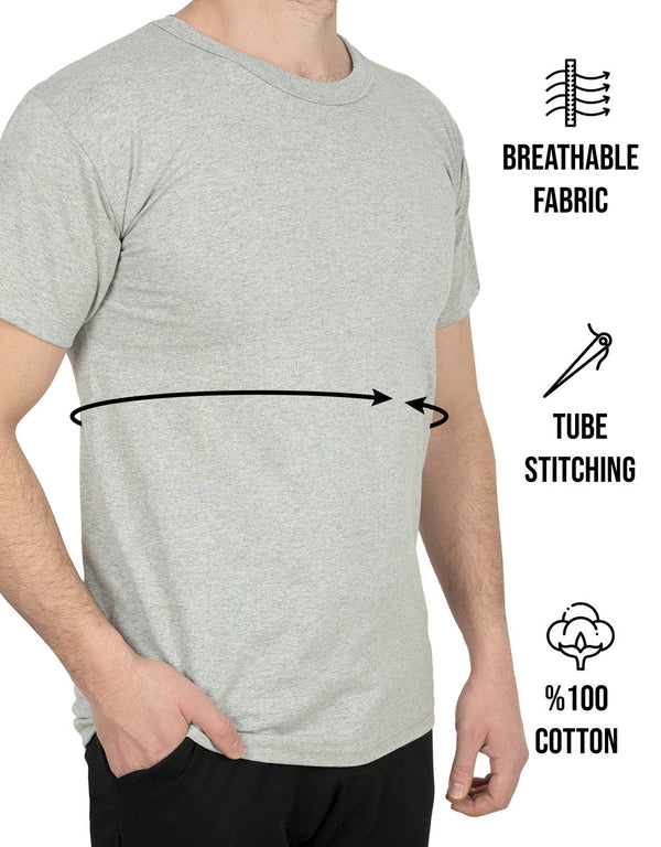 Print Promotional T-shirt Gray Color - Pamusan.com