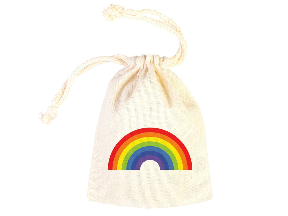 Rainbow Design Gİft Bag , Custom Party Bags for first birthday, Personalized Bags - Custom Goodie Bags -