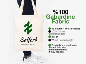 Raw Cotton Tote Bag – Blank Gabardine Fabric, 14x16 inch, Durable & Eco - Friendly - Pamusan.com