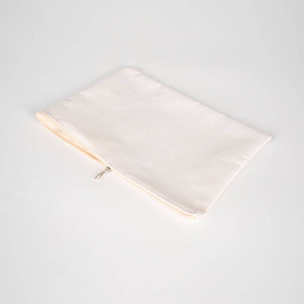 Sublimation Printed Laminated Cotton Clutch Pouch – 12" × 8" (30 × 21 cm) - Pamusan.com