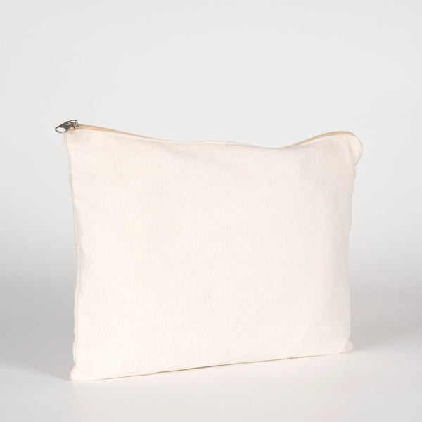 Sublimation Printed Laminated Cotton Clutch Pouch – 12" × 8" (30 × 21 cm) - Pamusan.com