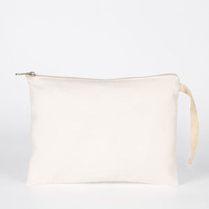 Sublimation Printed Laminated Cotton Clutch Pouch – 8" × 6" (21 ×15 cm) - Pamusan.com