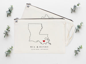 Wedding Clutch, 10"W x 7"H France Custom Wedding Clutch Bag, Italy Bridesmaid Gift, Personalized Wedding - Pamusan.com