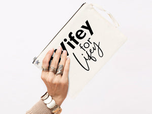 Wedding Clutch Bag - 10"W x 7"H Custom Cotton Clutch Bag - Wedding Cotton Clutch Gift - Pamusan.com