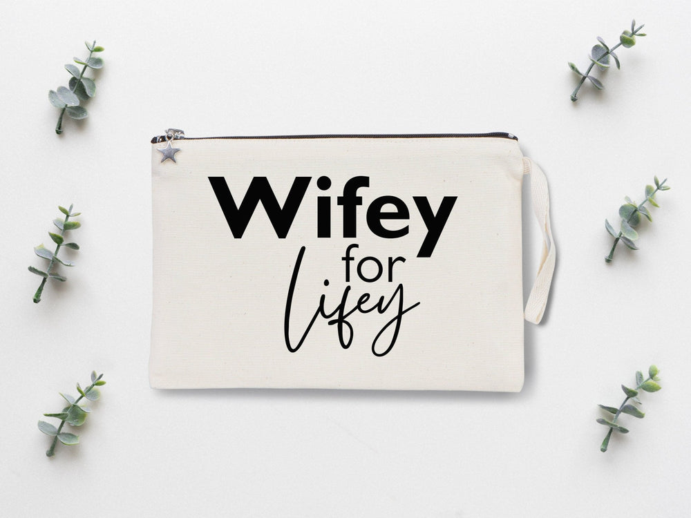 Wedding Clutch Bag - 10"W x 7"H Custom Cotton Clutch Bag - Wedding Cotton Clutch Gift - Pamusan.com