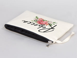 Wedding Clutch Bag 10"x7" – Custom Eco - Friendly Cotton Bridal Clutch - Pamusan.com