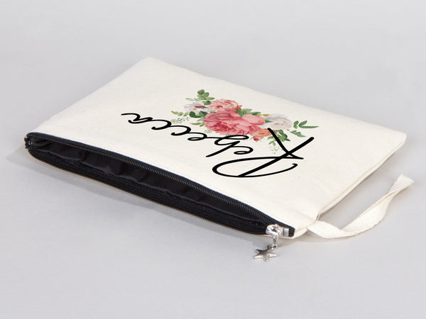 Wedding Clutch Bag 10"x7" – Custom Eco - Friendly Cotton Bridal Clutch - Pamusan.com