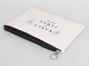 Wedding Clutch Bag – Personalized Bridal & Bridesmaid Gift with Zipper - Pamusan.com