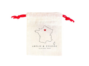 Wedding Welcome Pouches – Personalized Colorful Drawstring Favor Bags (4"x5") - Pamusan.com