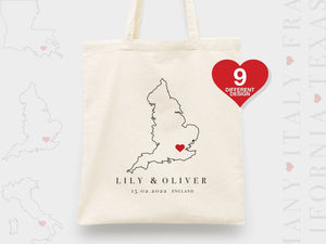 Wedding Welcome Tote Bags – Personalized Bridal Party Gift Totes - Pamusan.com