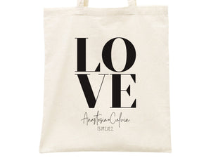 Welcome Wedding Totes Bags, Bachelorette Party - Love Bags For Bridal Party - Bridesmaid Gift - Pamusan.com