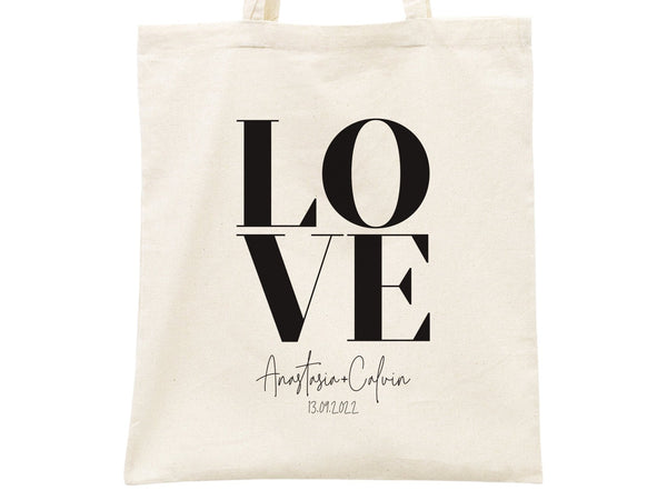 Welcome Wedding Totes Bags, Bachelorette Party - Love Bags For Bridal Party - Bridesmaid Gift - Pamusan.com