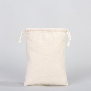 Cotton Drawstring Pouch 6"x8" | Natural Favor & Gift Bag — print detail | Pamusan