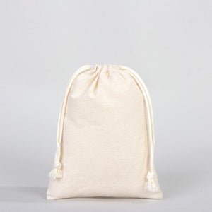 Cotton Drawstring Pouch 6"x8" | Natural Favor & Gift Bag — print detail | Pamusan